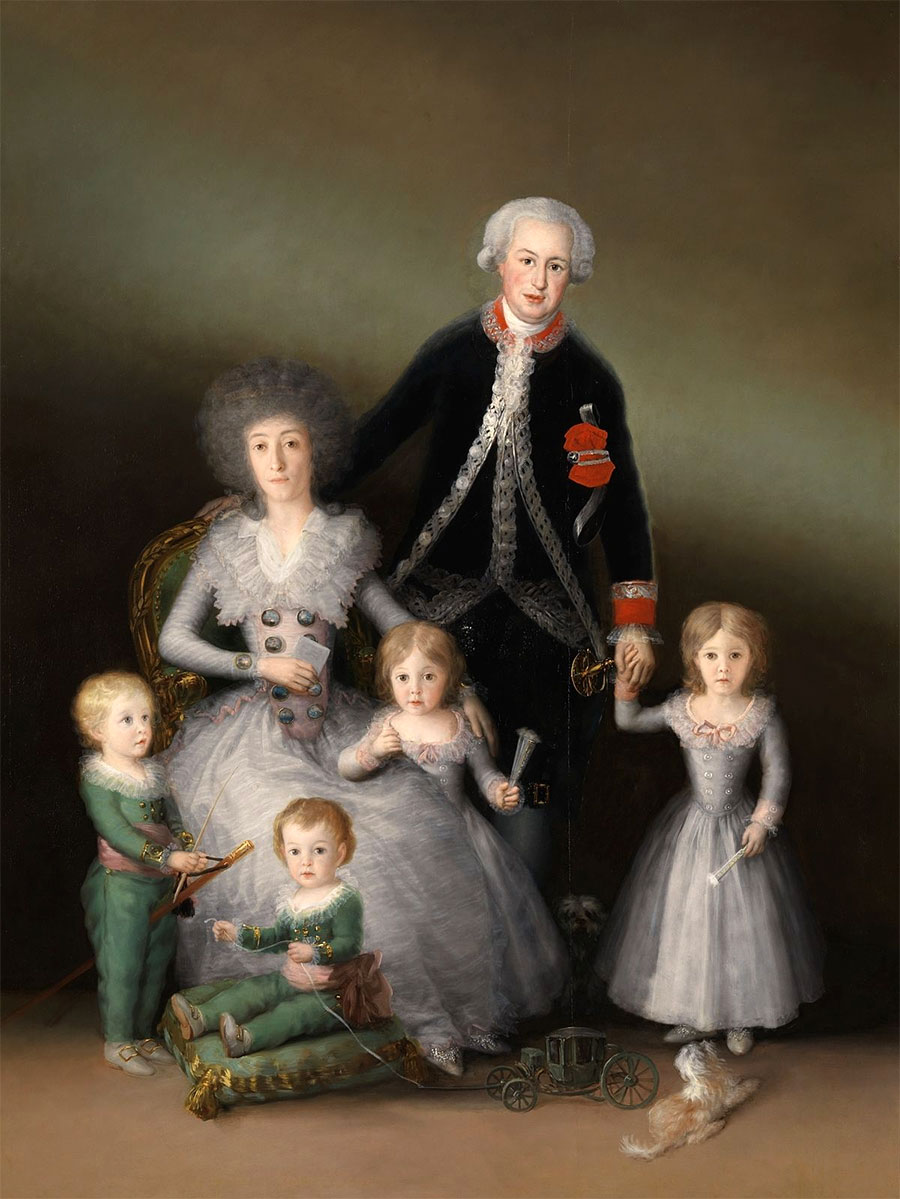 Francisco de Goya - El duque de Osuna y sus hijos 