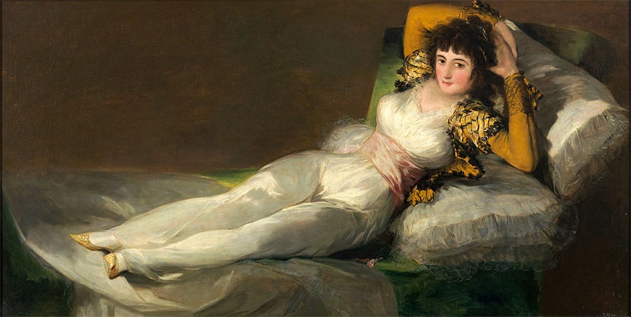 Cuadro de Goya La Maja vestida
