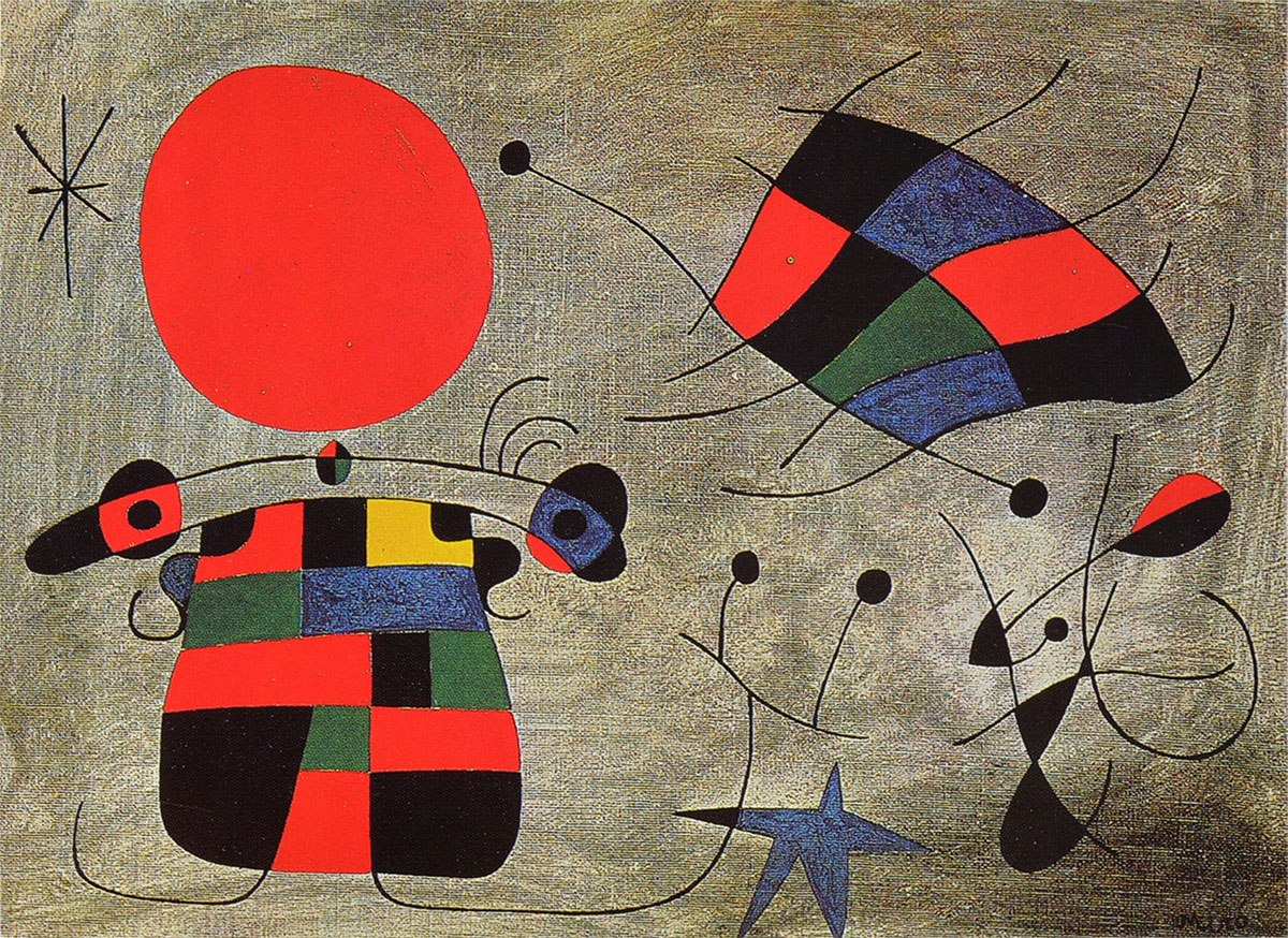 Miró - La sonrisa de las alas en llamas 