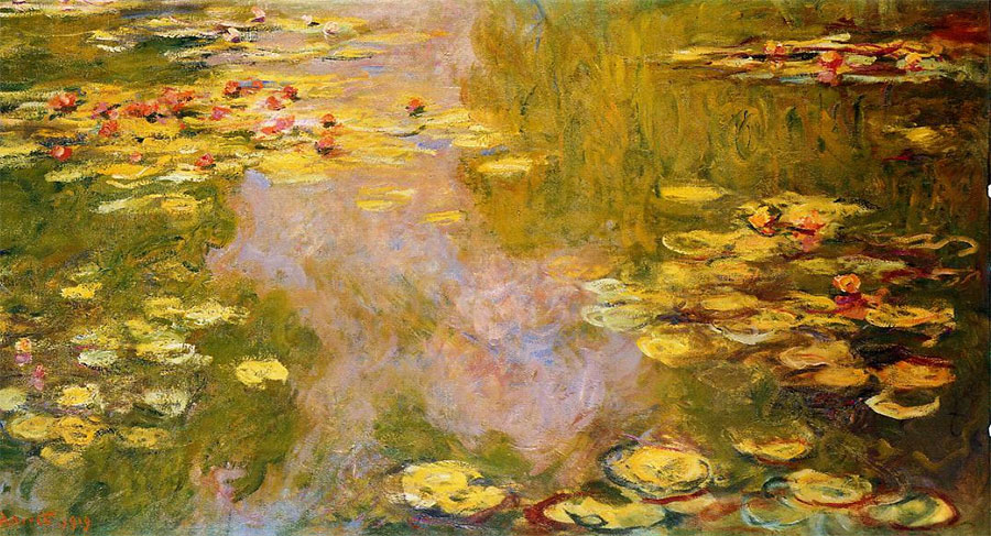 Claude Monet - Estanque con nenúfares 