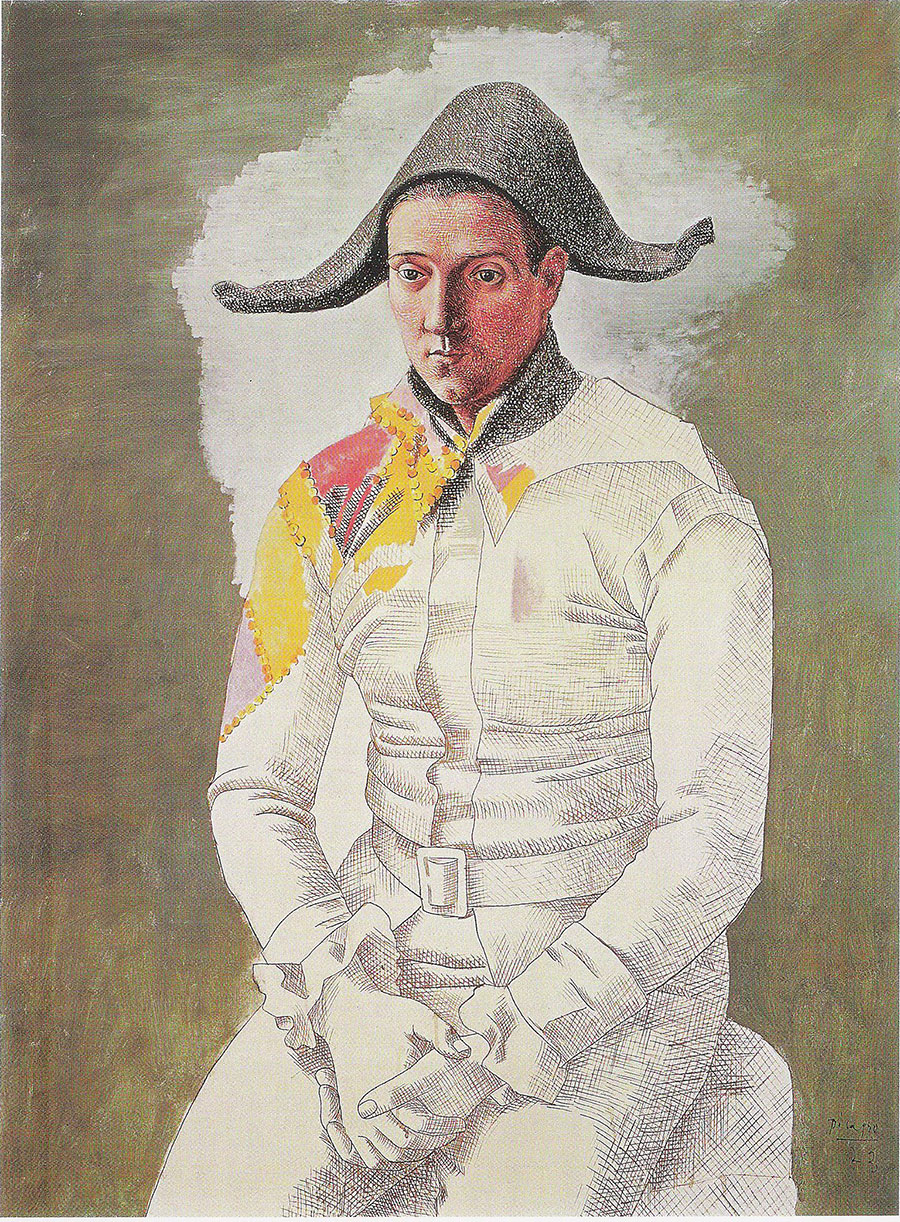 Picasso - Arlequín (Retrato de Jacinto Salvado) 