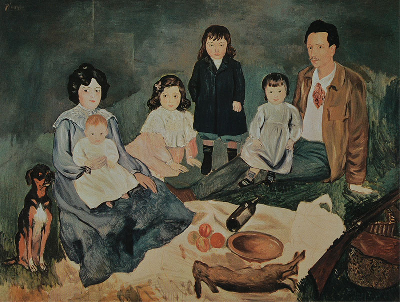 Pablo Picasso - La familia Soler