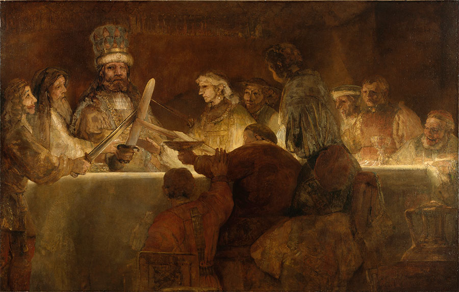 Rembrandt - La conjura de los bátavos (La conjura de Julio Civil) 