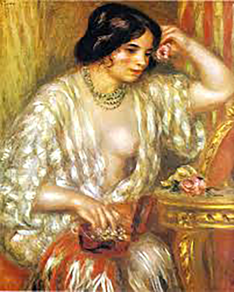 Pierre-Auguste Renoir - Gabrielle con la rosa 