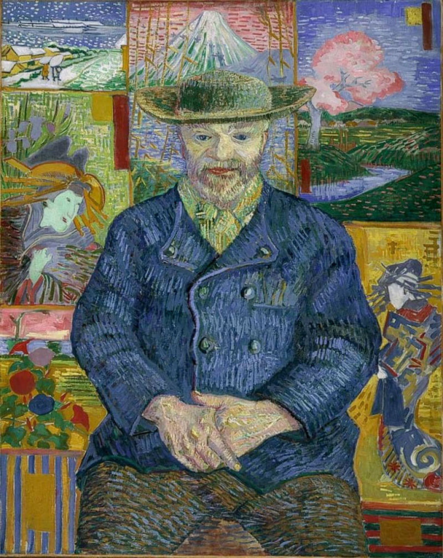 Vincent van Gogh - Retrato de pére Tanguy 