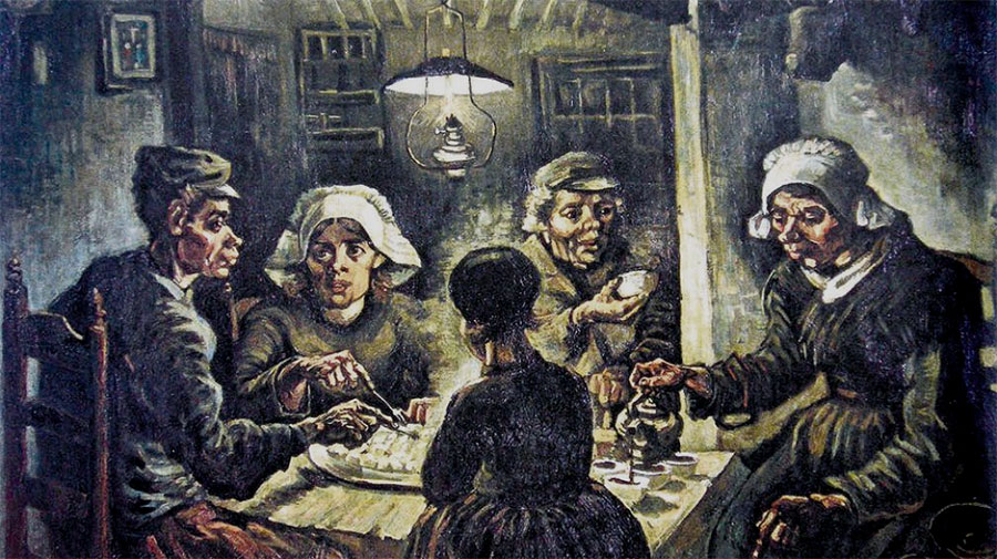 Vincent van Gogh - Los comedores de patatas 