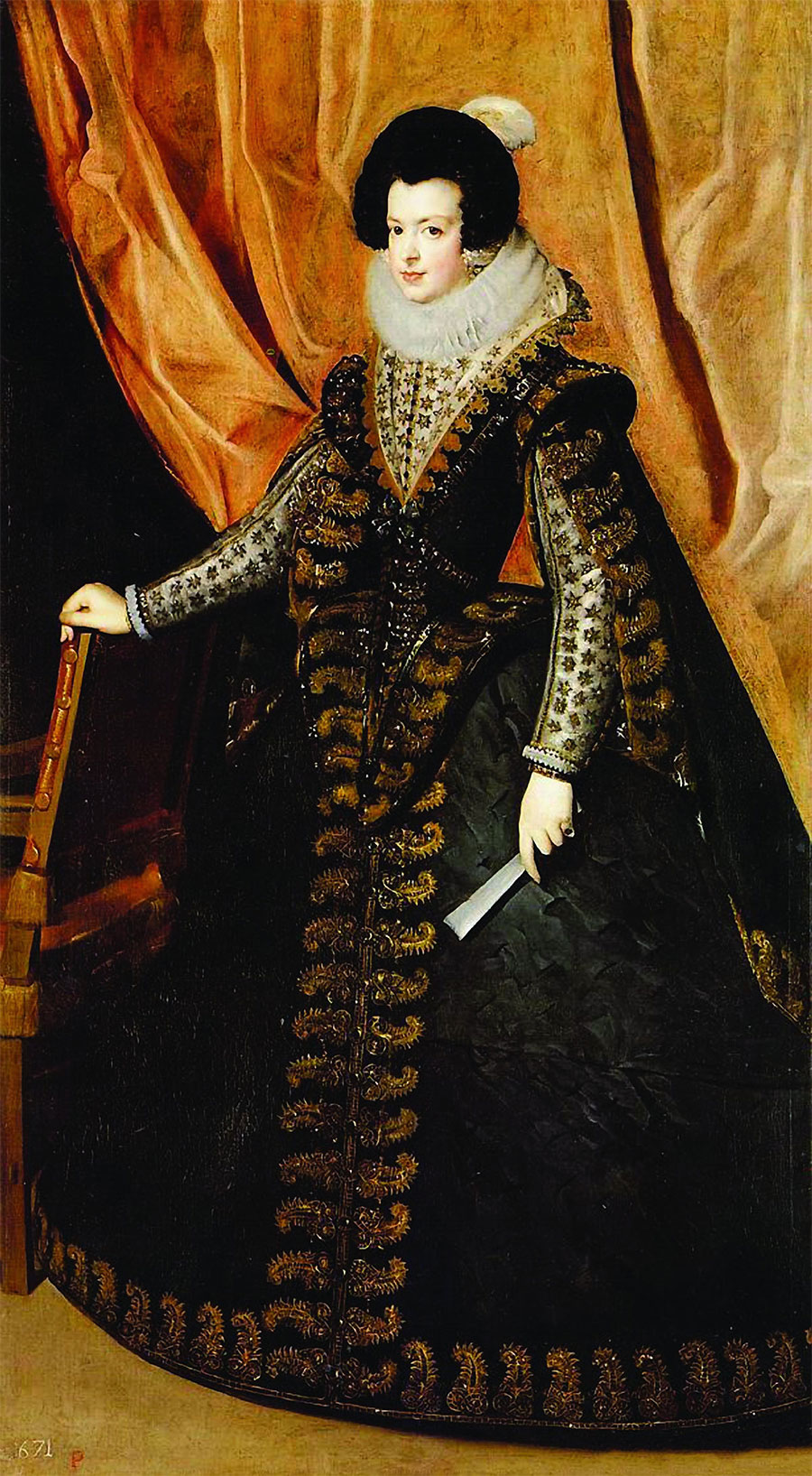 Diego Velázquez - Isabel de Borbón 