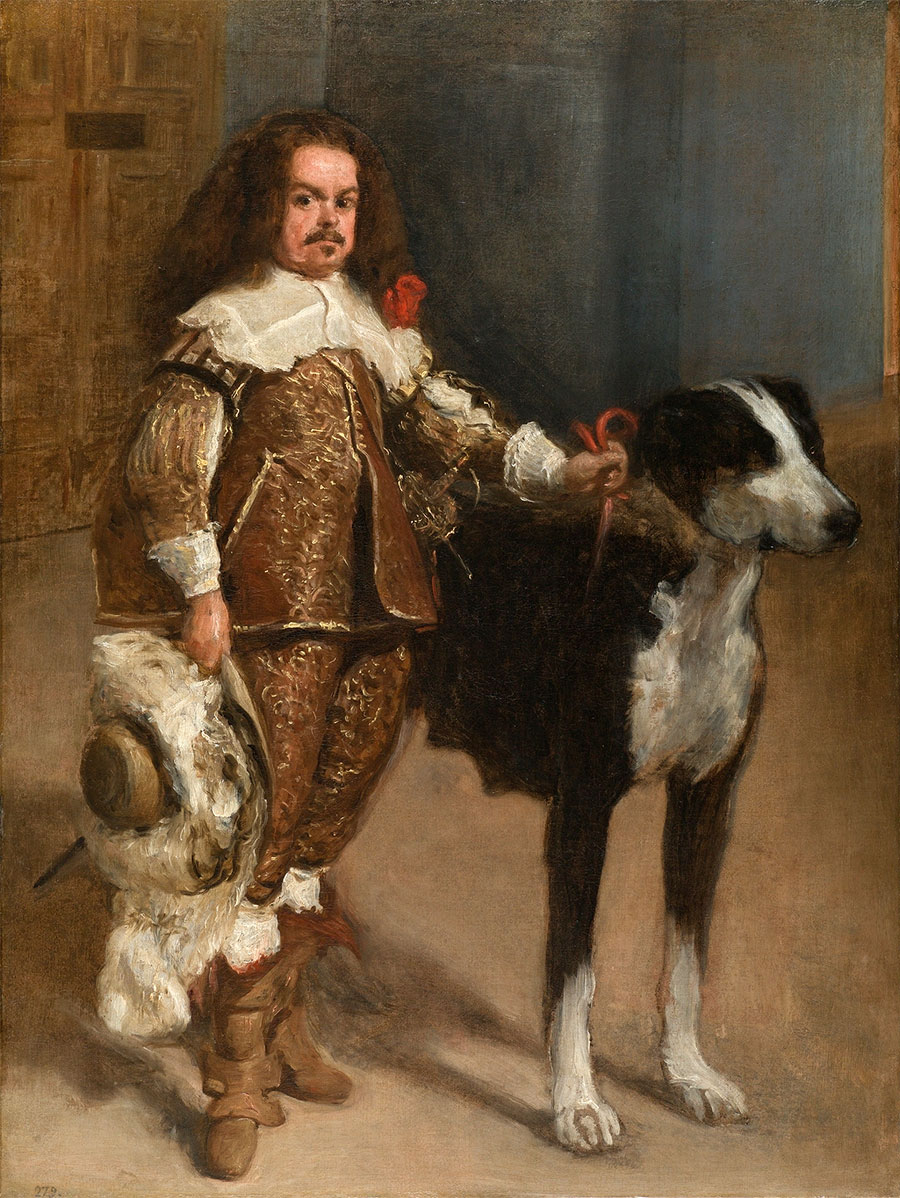 Diego Velázquez - Enano con perro 