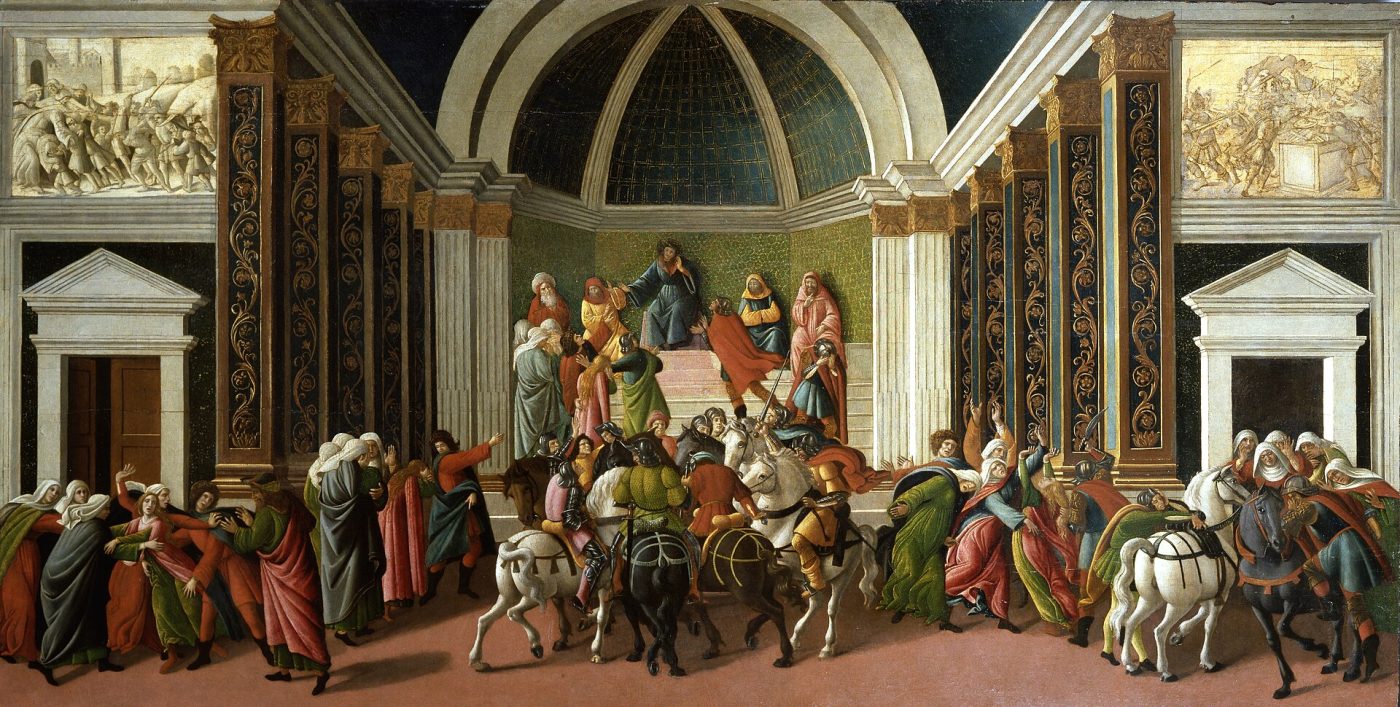 Historias de Virginia – Sandro Botticelli, 1500-1504, Renacimiento italiano