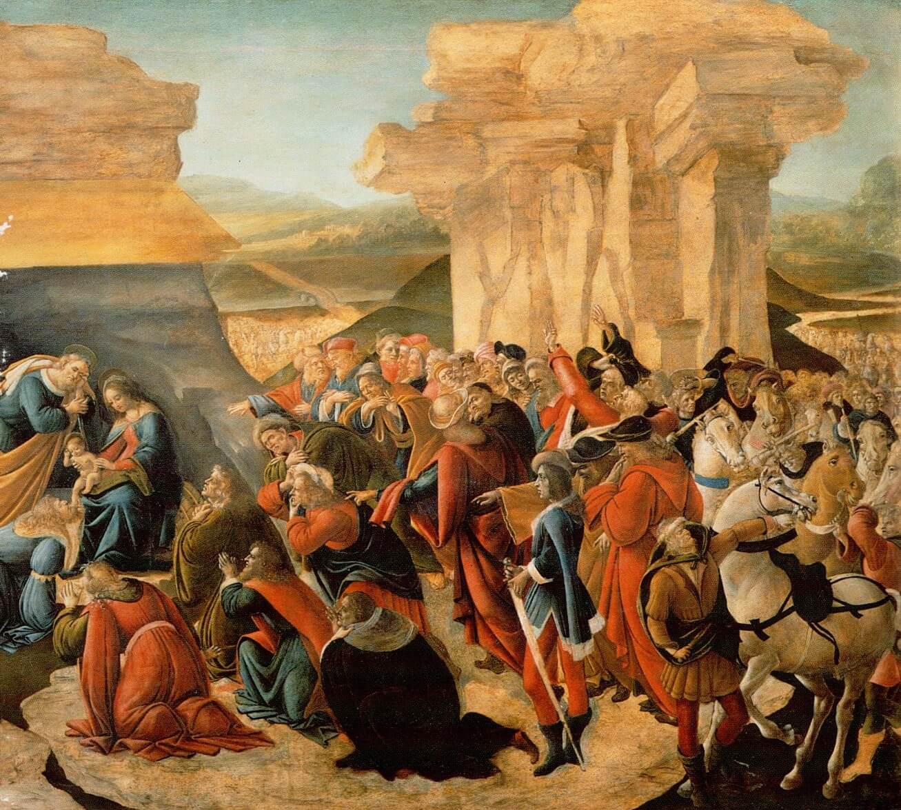 La Piedad – Sandro Botticelli, 1495, Renacimiento italiano