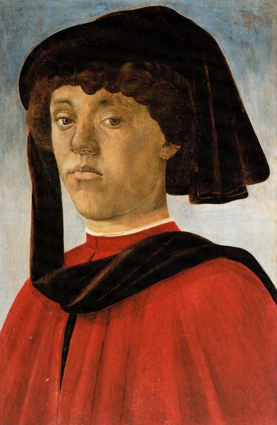 Retrato de joven – Sandro Botticelli, hacia 1470, Renacimiento italiano