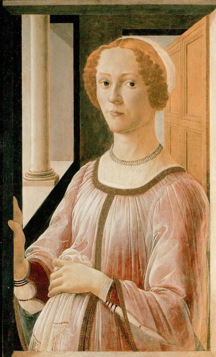Historias de la Magdalena: Comunión y Asunción – Sandro Botticelli, 1470, Renacimiento italiano