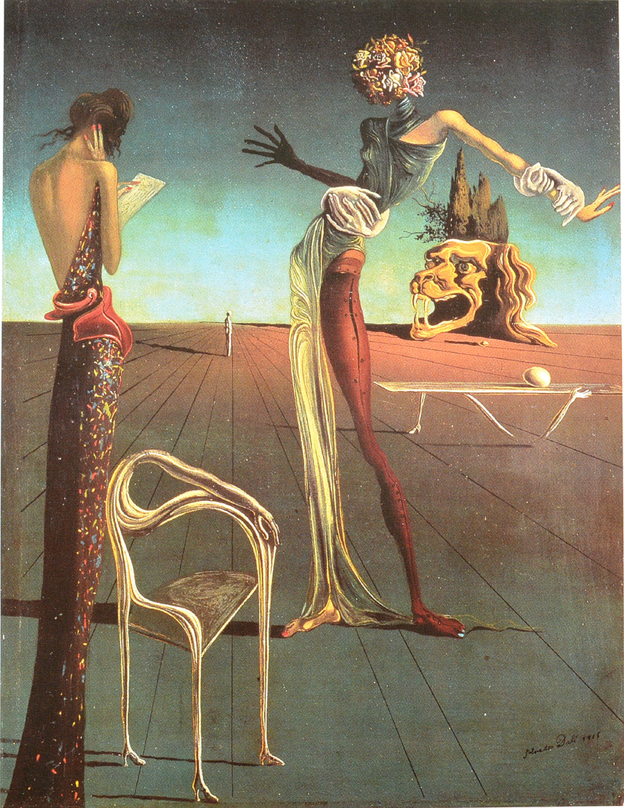 Dalí - Mujer con cabeza de rosas 