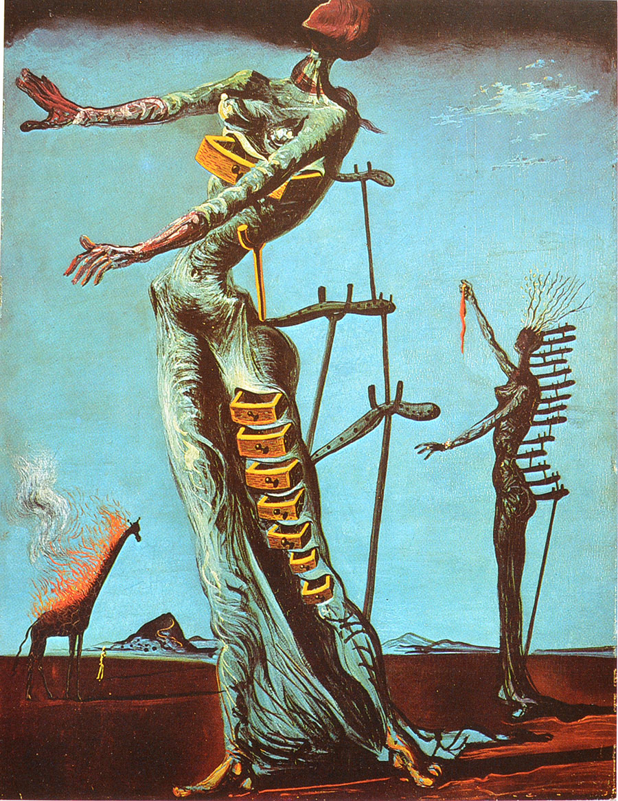 Dalí - Jirafa en llamas 