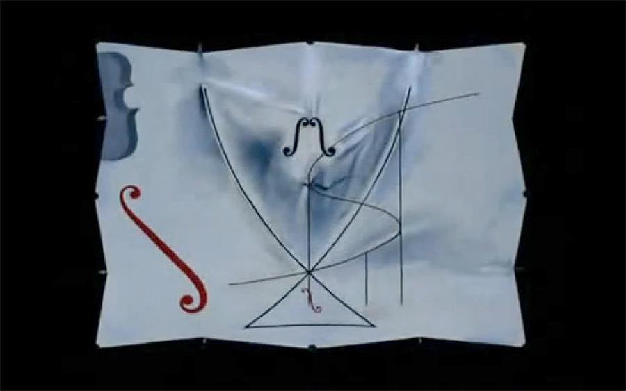 Dalí - La cola de golondrina (Serie de catástrofes) 