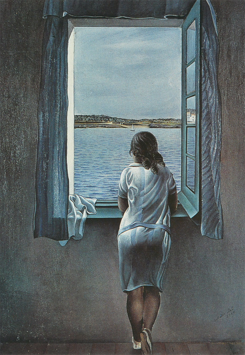 Dalí - Muchacha a la ventana