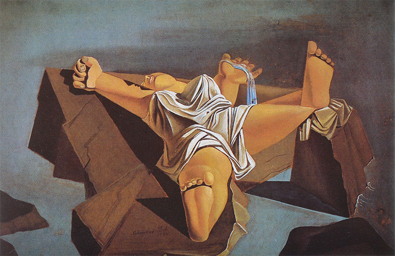 Dalí - Mujer tendida 