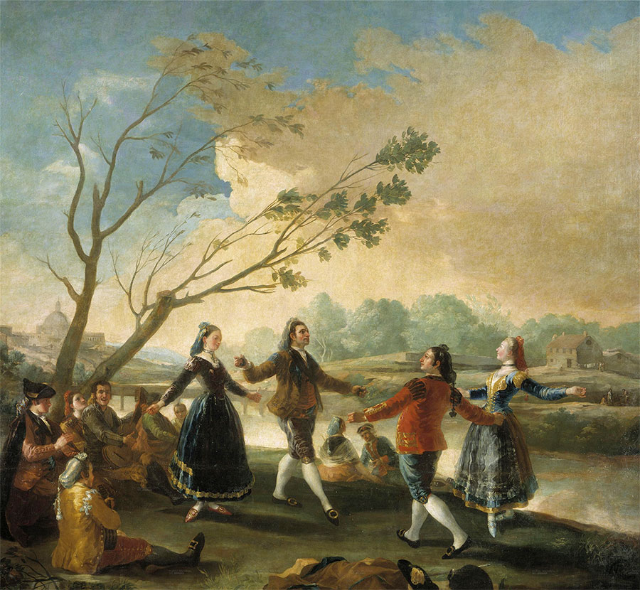 Francisco de Goya - Baile a orillas del Manzanares 