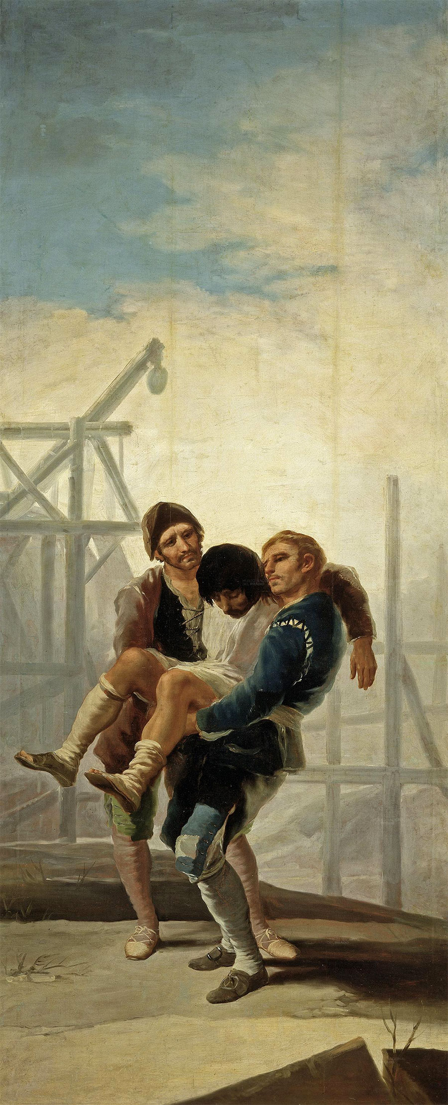 Francisco de Goya - El albañil herido 