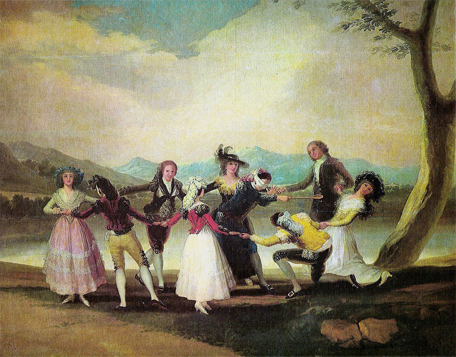 Francisco de Goya - La gallina ciega 