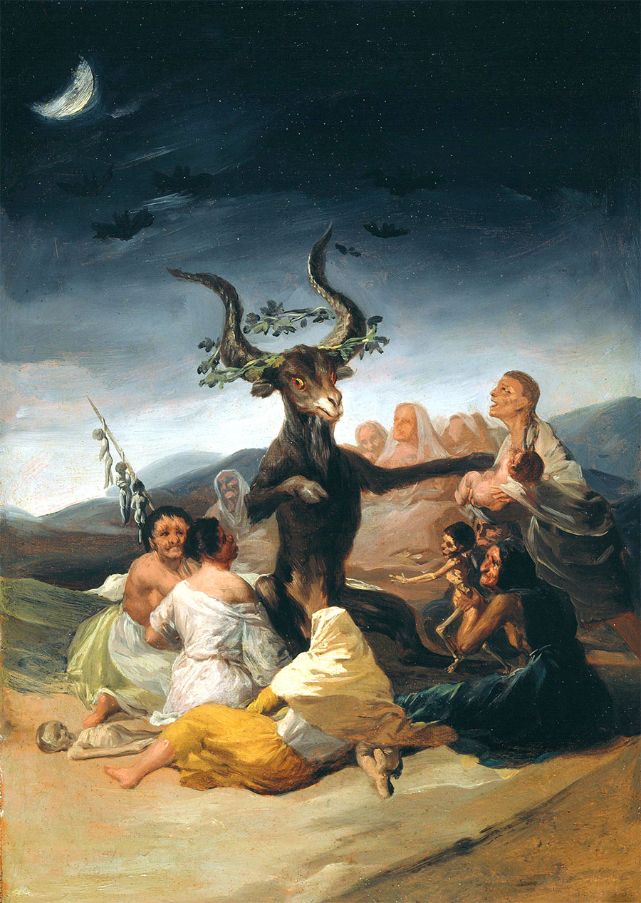 Francisco de Goya - El aquelarre 
