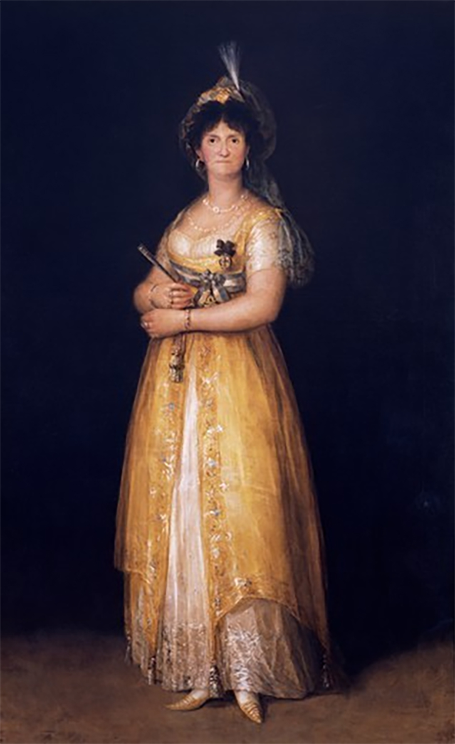 Francisco de Goya - María Luisa en traje de corte 