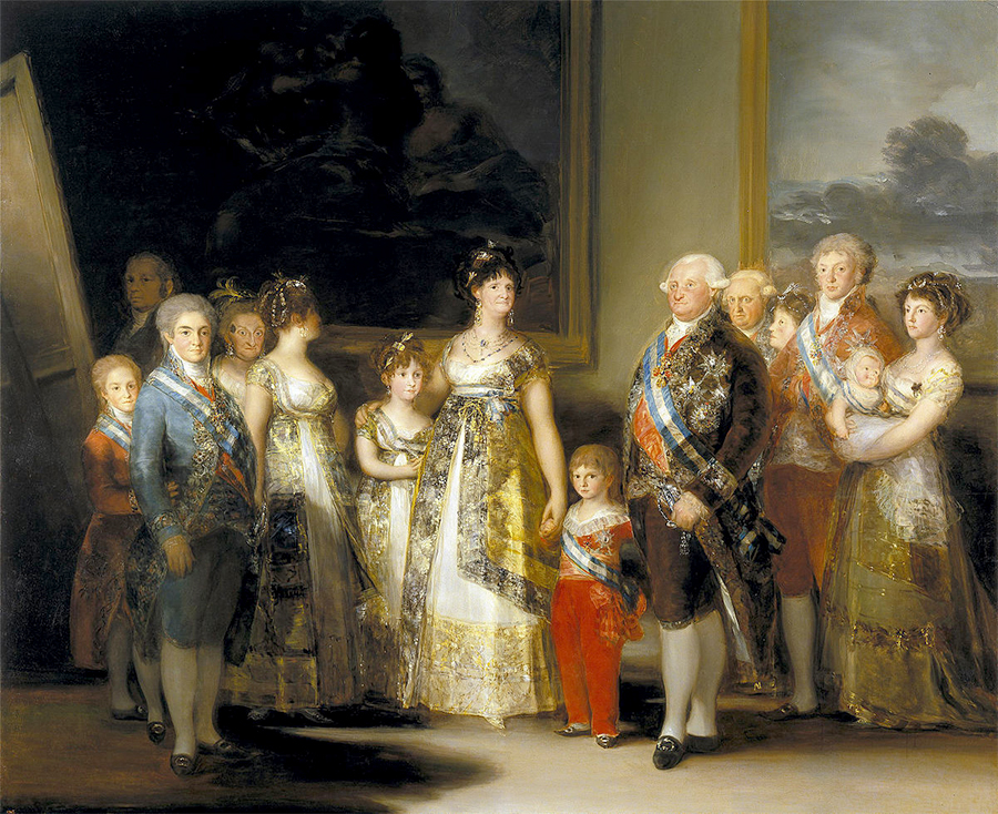 Francisco de Goya - La familia de Carlos IV 