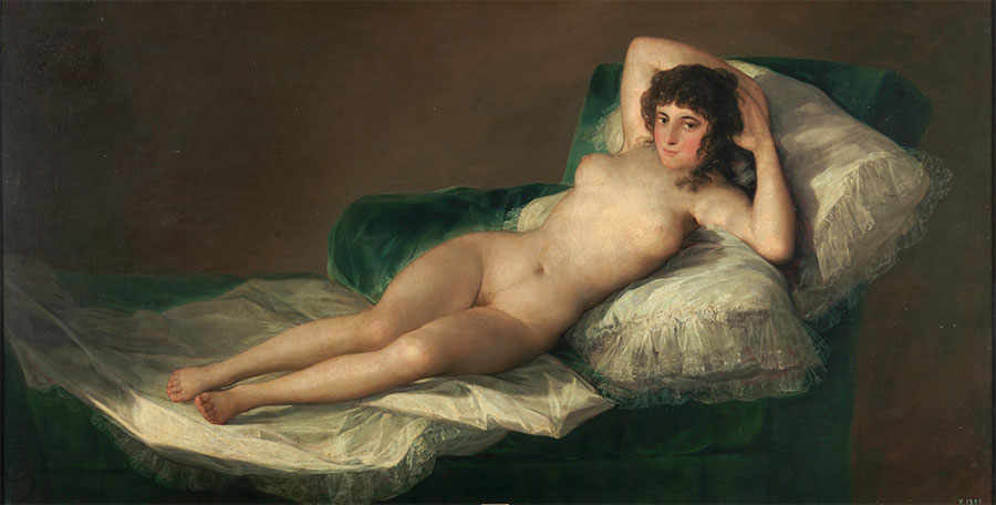 Francisco de Goya - La Maja desnuda 