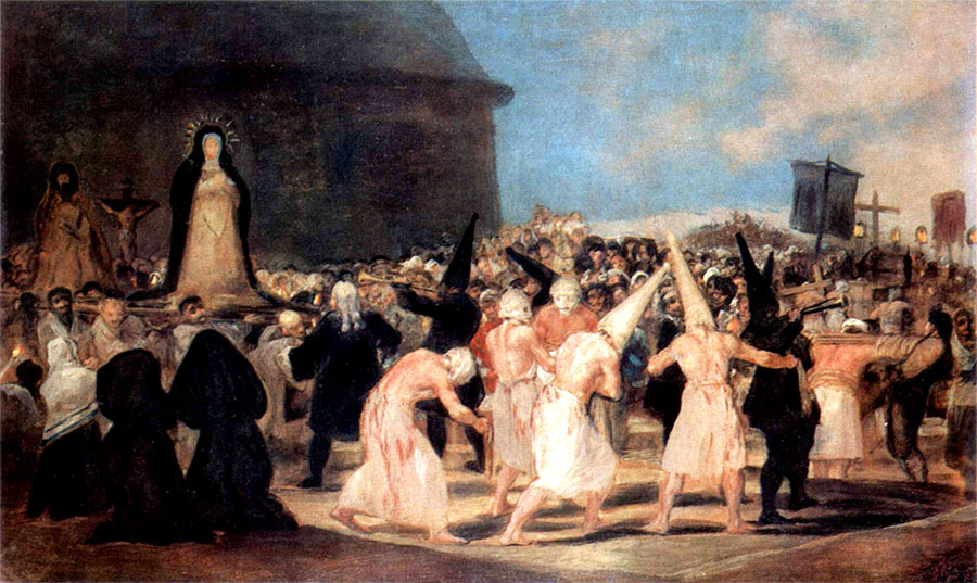 Francisco de Goya - Procesión de disciplinantes 