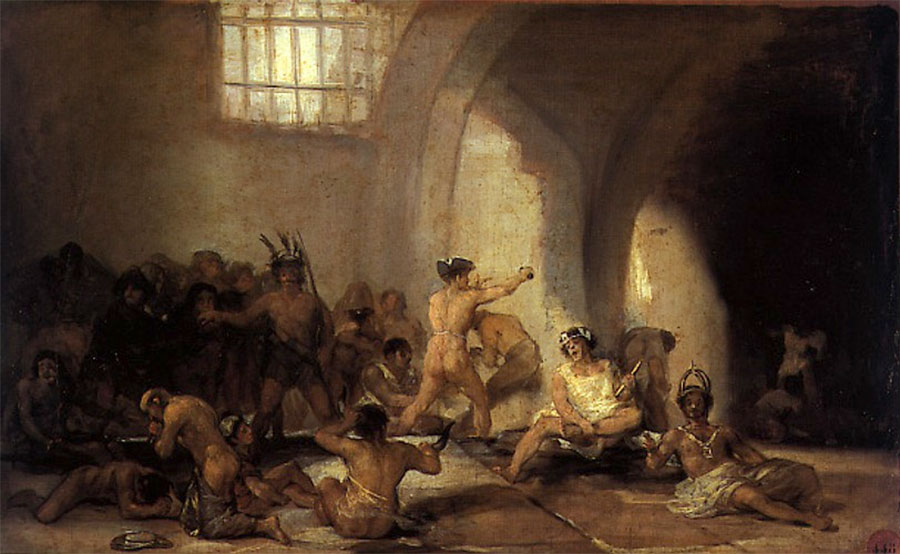Francisco de Goya - Casa de locos 