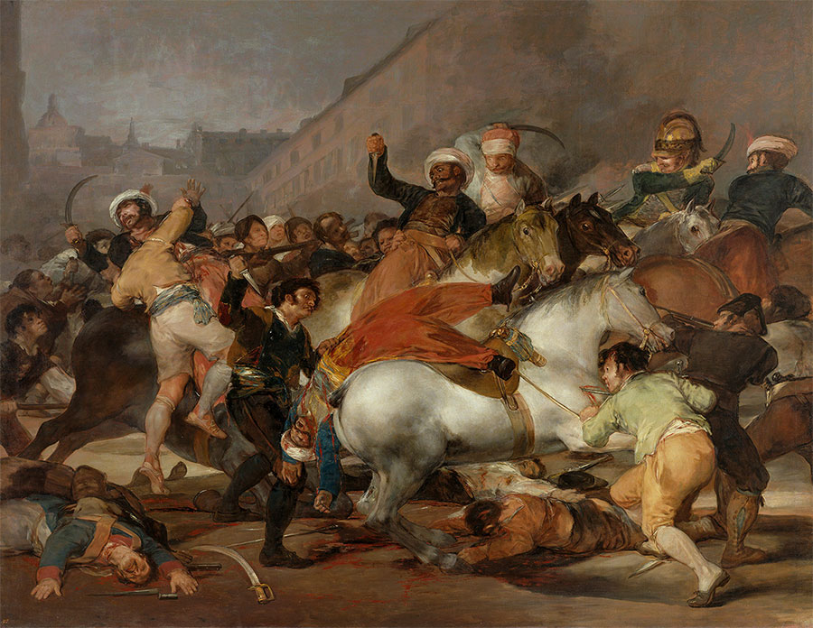 Francisco de Goya - El 2 de mayo en Madrid: la lucha con los mamelucos 