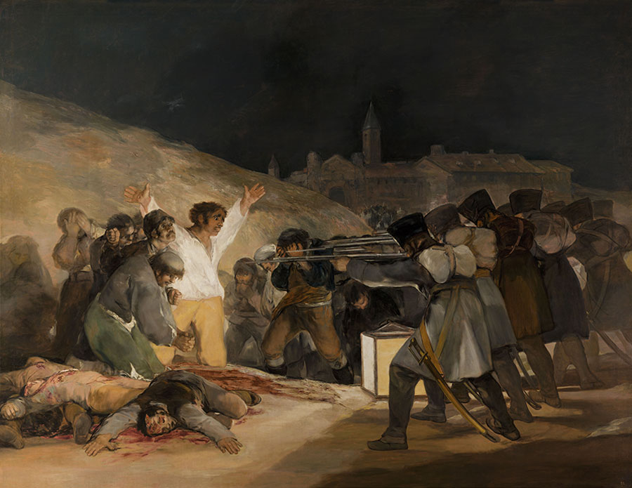 Francisco de Goya - El 3 de mayo en Madrid: los fusilamientos de la montaña del Príncipe Pío 