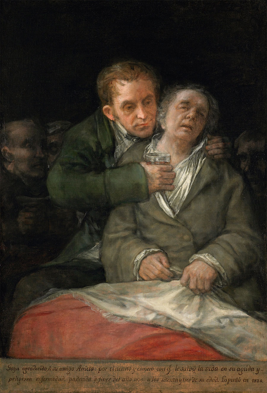 Goya - Goya asistido por el doctor Arrieta