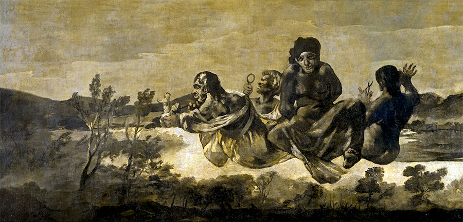 Francisco de Goya - Las Parcas 