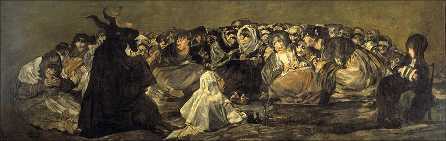 Francisco de Goya - El aquelarre 