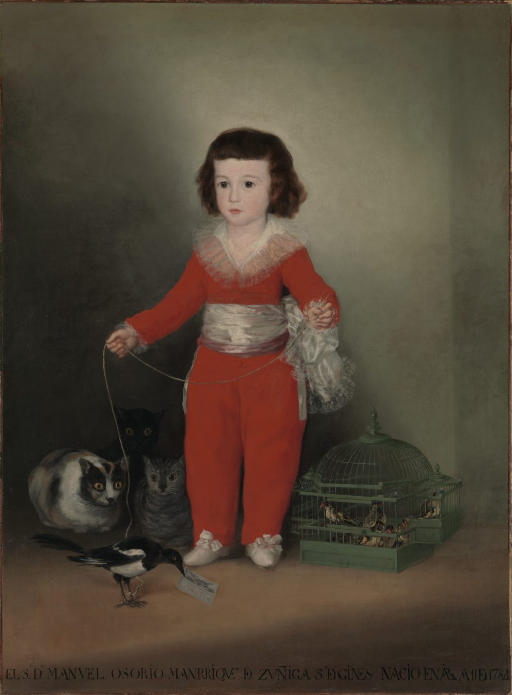 Don Manuel Osorio Manrique de Zúñiga, niño – Francisco de Goya, 1787-88, Romanticismo