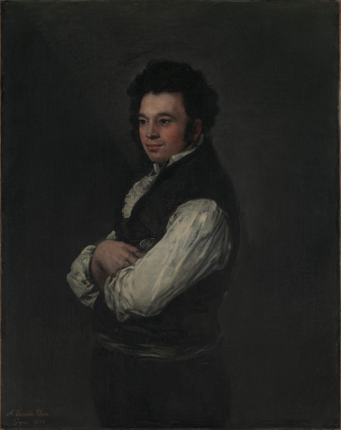 Tiburcio Pérez y Cuervo (1785/86–1841) el arquitecto – Francisco de Goya, 1820, Romanticismo