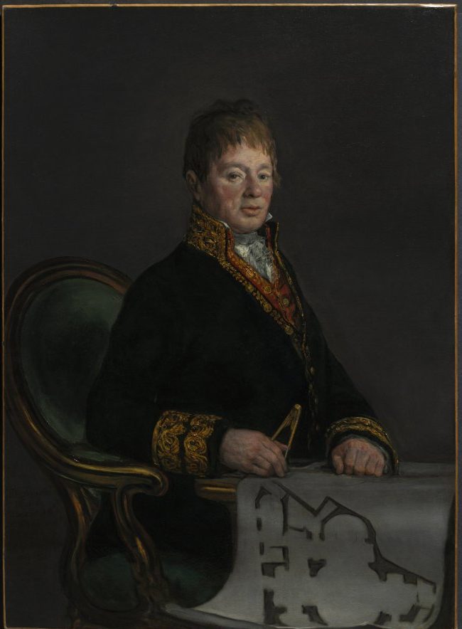 Retrato de Don Juan Antonio Cuervo – Francisco de Goya, 1819, Romanticismo