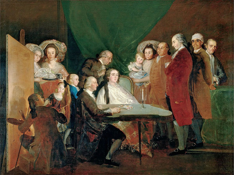 Francisco de Goya - La familia del infante don Luis de Borbón 