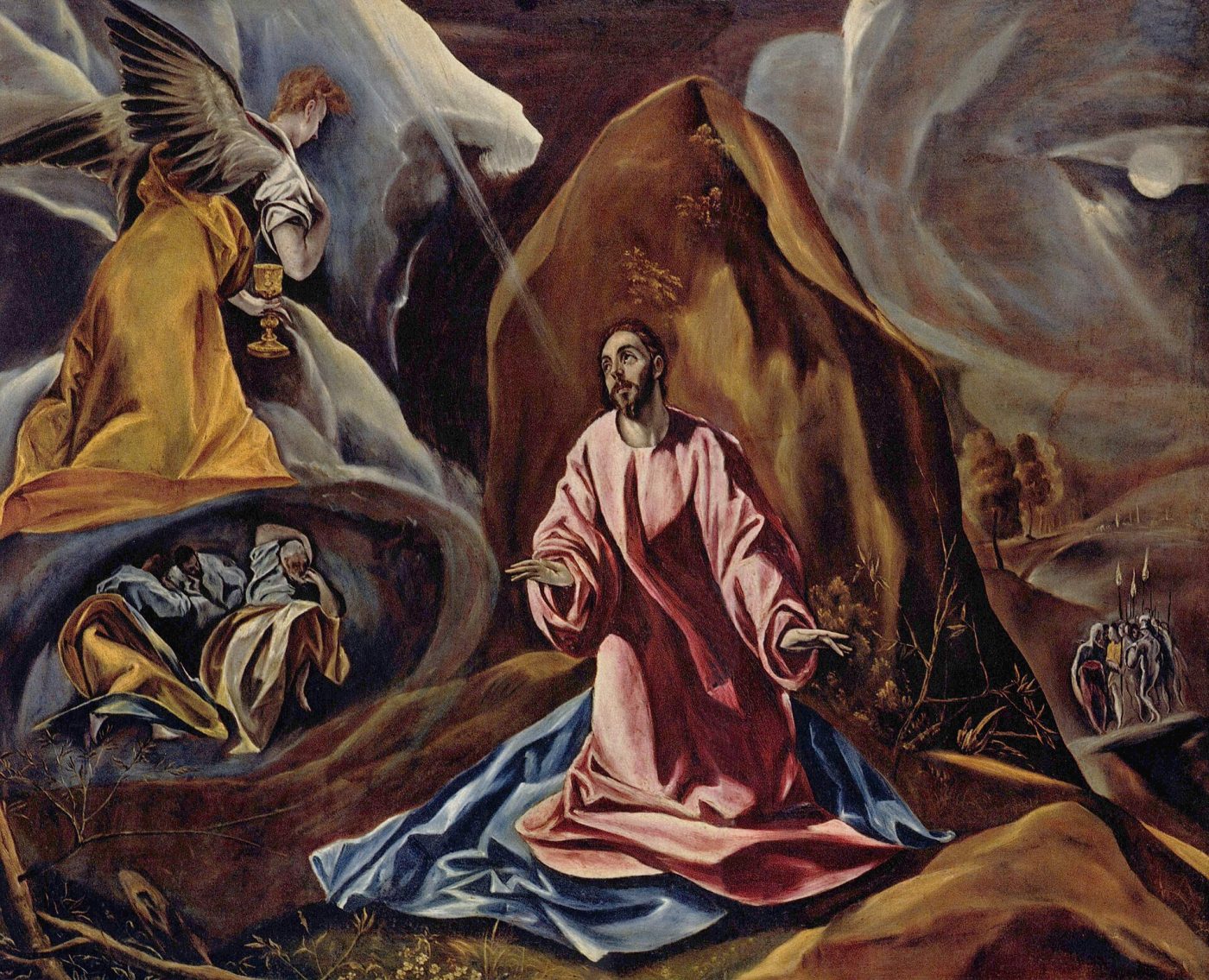 La Oración del huerto – El Greco, hacia 1590, Manierismo