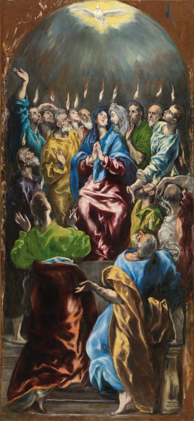 La Pentecostés – El Greco, 1597-1600, Manierismo