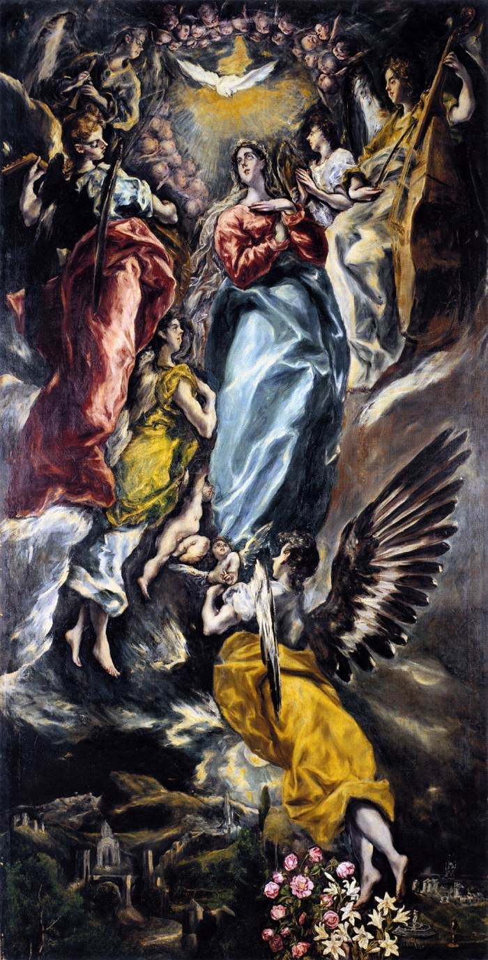 La Asunción (Inmaculada Concepción) – El Greco, 1607-1613, Manierismo