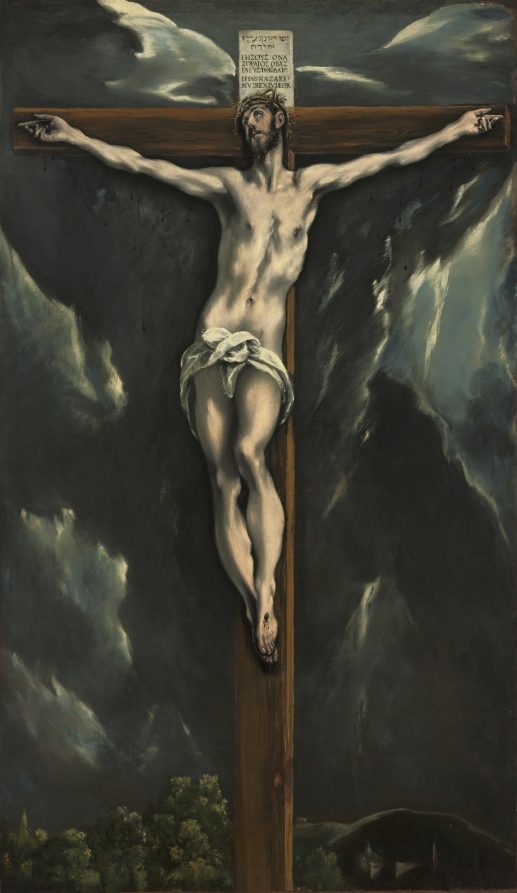 Cristo en la Cruz. – El Greco, hacia 1600-1610, Manierismo