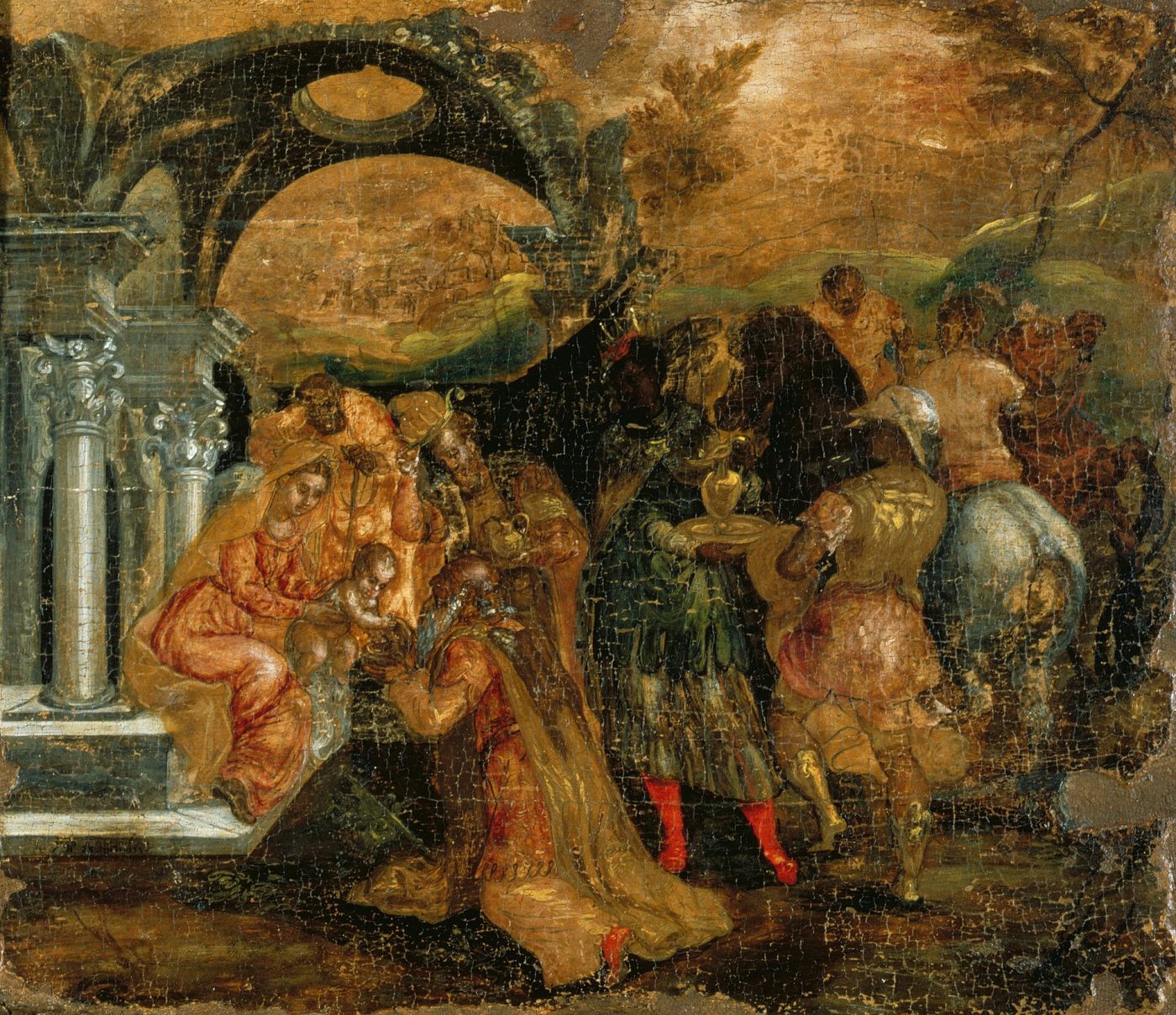 La Adoración de los Reyes – El Greco, 1565-1567, Manierismo