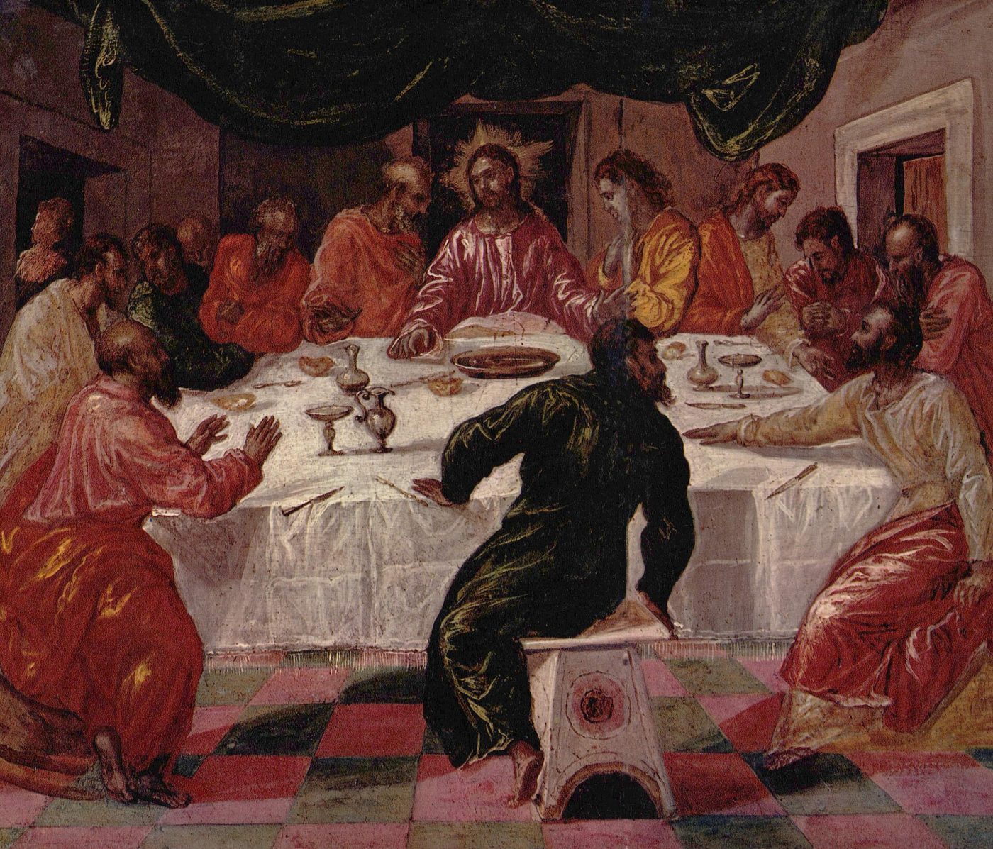 La Última Cena – El Greco, 1567-1570, Manierismo