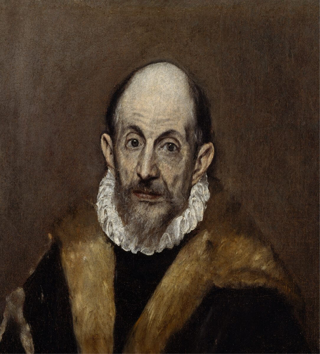 Supuesto autorretrato – El Greco, 1595-1600, Manierismo