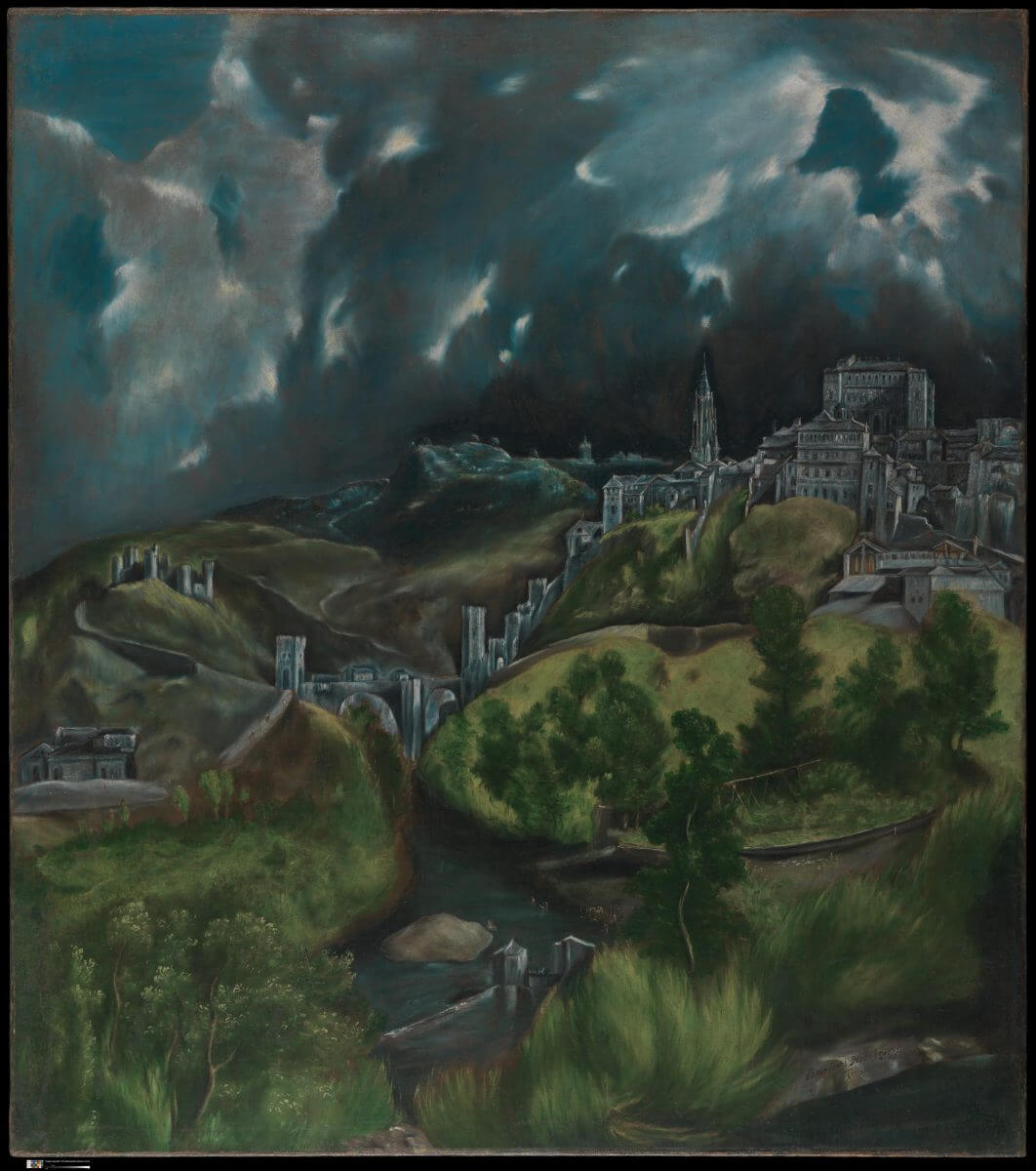 Vista de Toledo – El Greco, 1596-1600, Manierismo