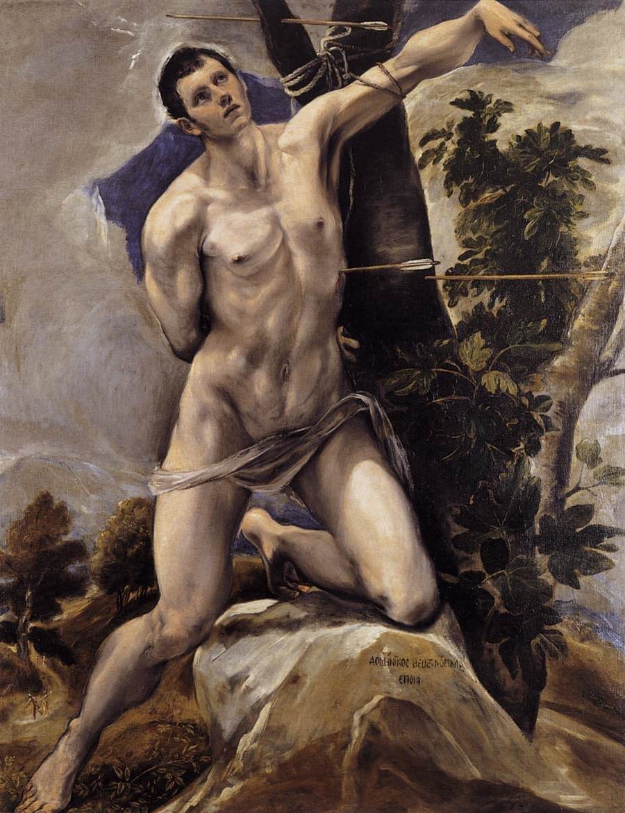 San Sebastián – El Greco, 1577-1578, Manierismo