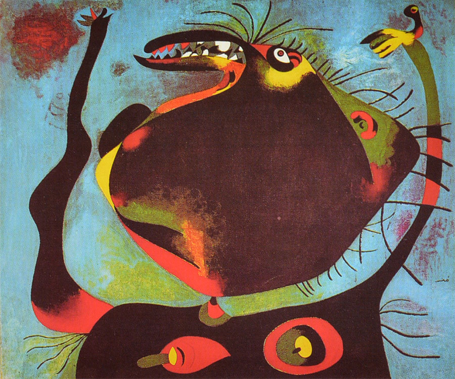 Miró - Cabeza de mujer 