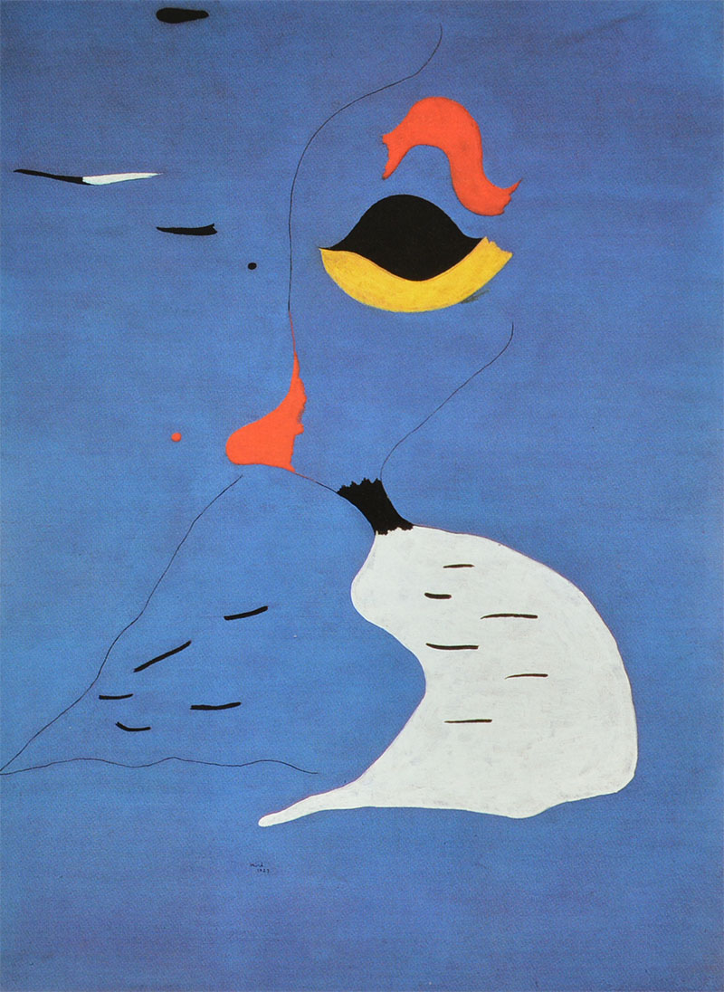 Miró - Fondo azul